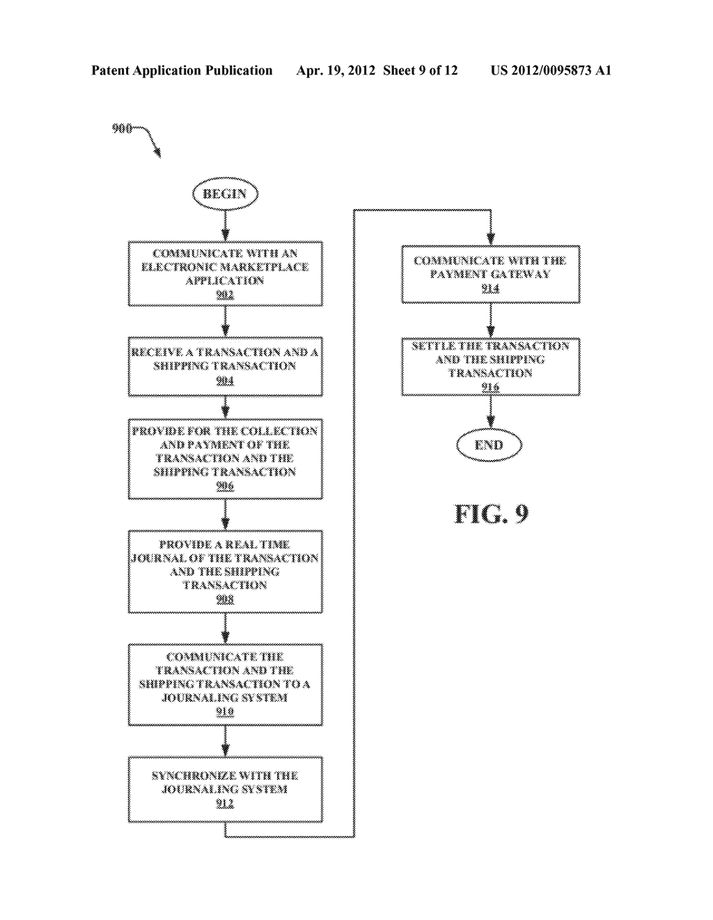 ESCROW MANAGEMENT SYSTEM FOR MARKETPLACES - diagram, schematic, and image 10