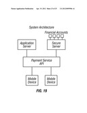 Methods for transferring funds using a payment service where financial     account information is only entered once with a payment service and need     not be re-entered for future transfers diagram and image