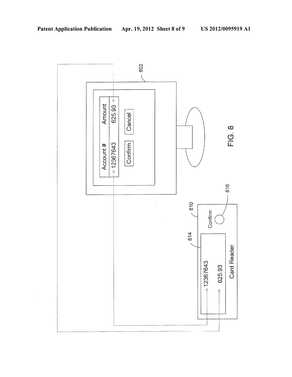 SYSTEMS AND METHODS FOR AUTHENTICATING ASPECTS OF AN ONLINE TRANSACTION     USING A SECURE PERIPHERAL DEVICE HAVING A MESSAGE DISPLAY AND/OR USER     INPUT - diagram, schematic, and image 09