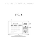 METHOD OF PROVIDING SEARCH SERVICE AND DISPLAY DEVICE APPLYING THE SAME diagram and image