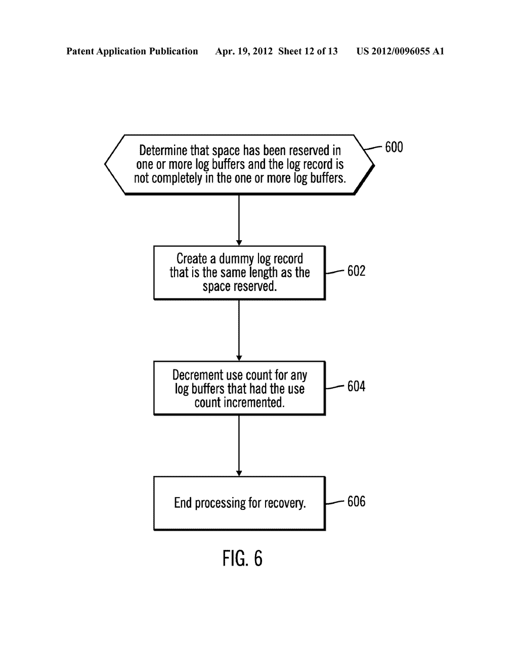 CREATING AND MAINTAINING ORDER OF A LOG STREAM WITHOUT USE OF A LOCK OR     LATCH - diagram, schematic, and image 13