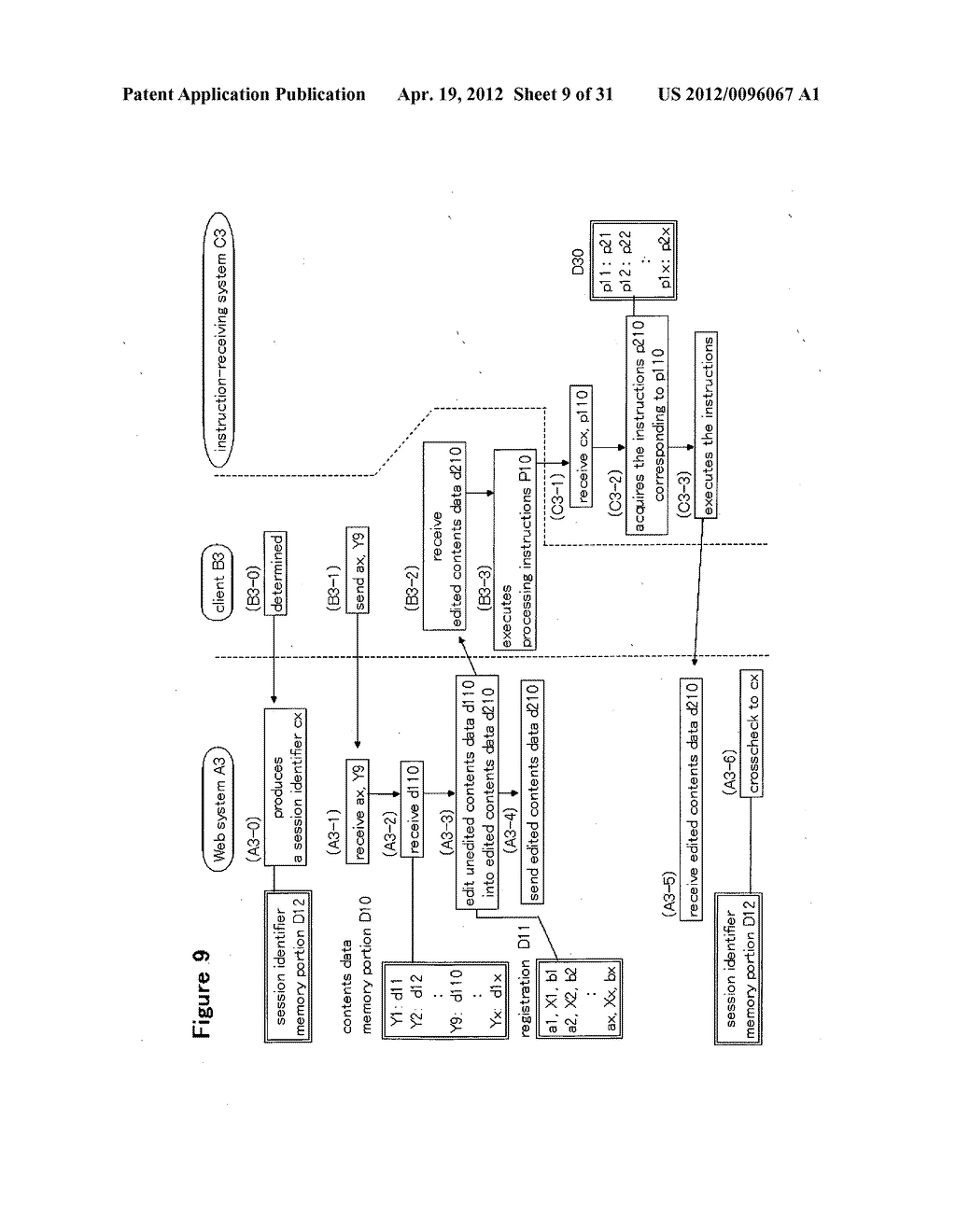 WEB SYSTEM, INSTRUCTION-RECEIVING SYSTEM AND CONTENTS DATA PROVIDING     METHOD - diagram, schematic, and image 10
