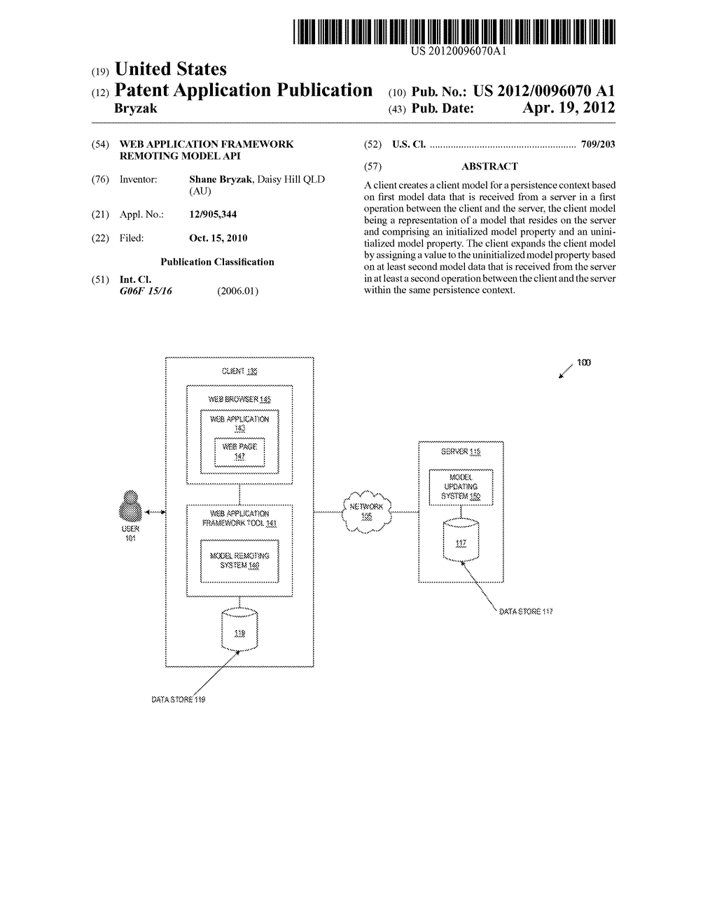 WEB APPLICATION FRAMEWORK REMOTING MODEL API - diagram, schematic, and image 01