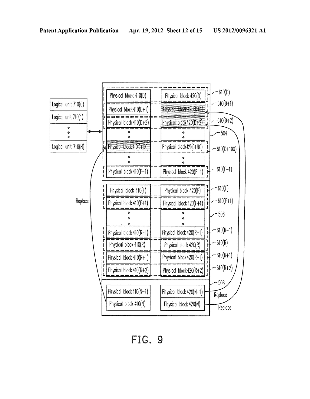 BLOCK MANAGEMENT METHOD, MEMORY CONTROLLER, AND MEMORY STORAGE APPARATUS - diagram, schematic, and image 13