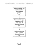 METHOD AND SYSTEM FOR IMPLEMENTING CONTROLLED BREAKS BETWEEN FEATURES     USING SUB-RESOLUTION ASSIST FEATURES diagram and image