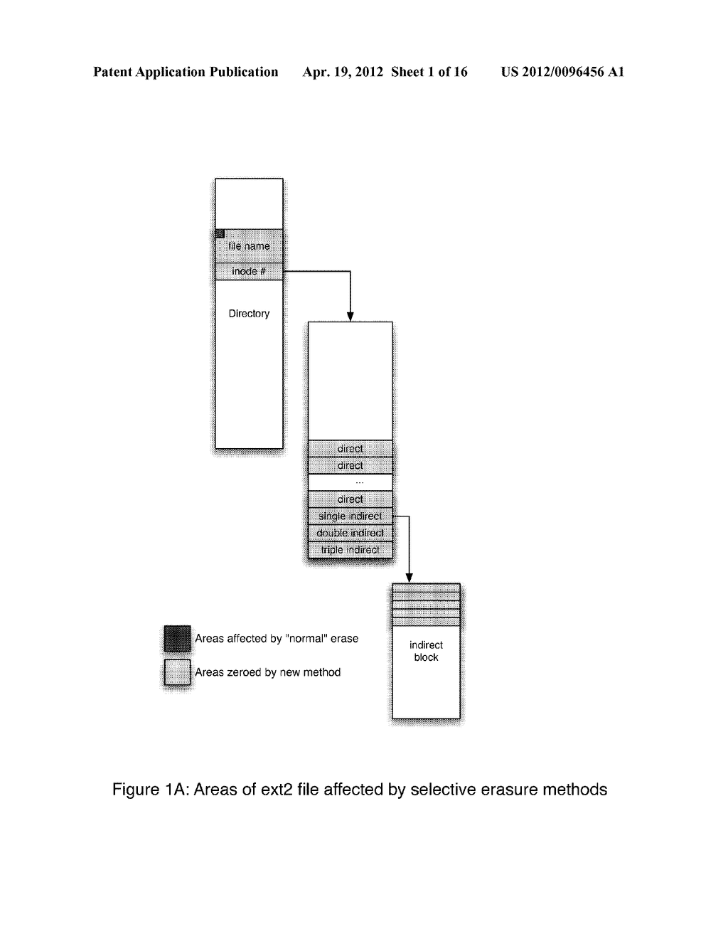 APPARATUS AND METHOD FOR SELECTIVE FILE ERASURE USING METADATA     MODIFICATIONS - diagram, schematic, and image 02