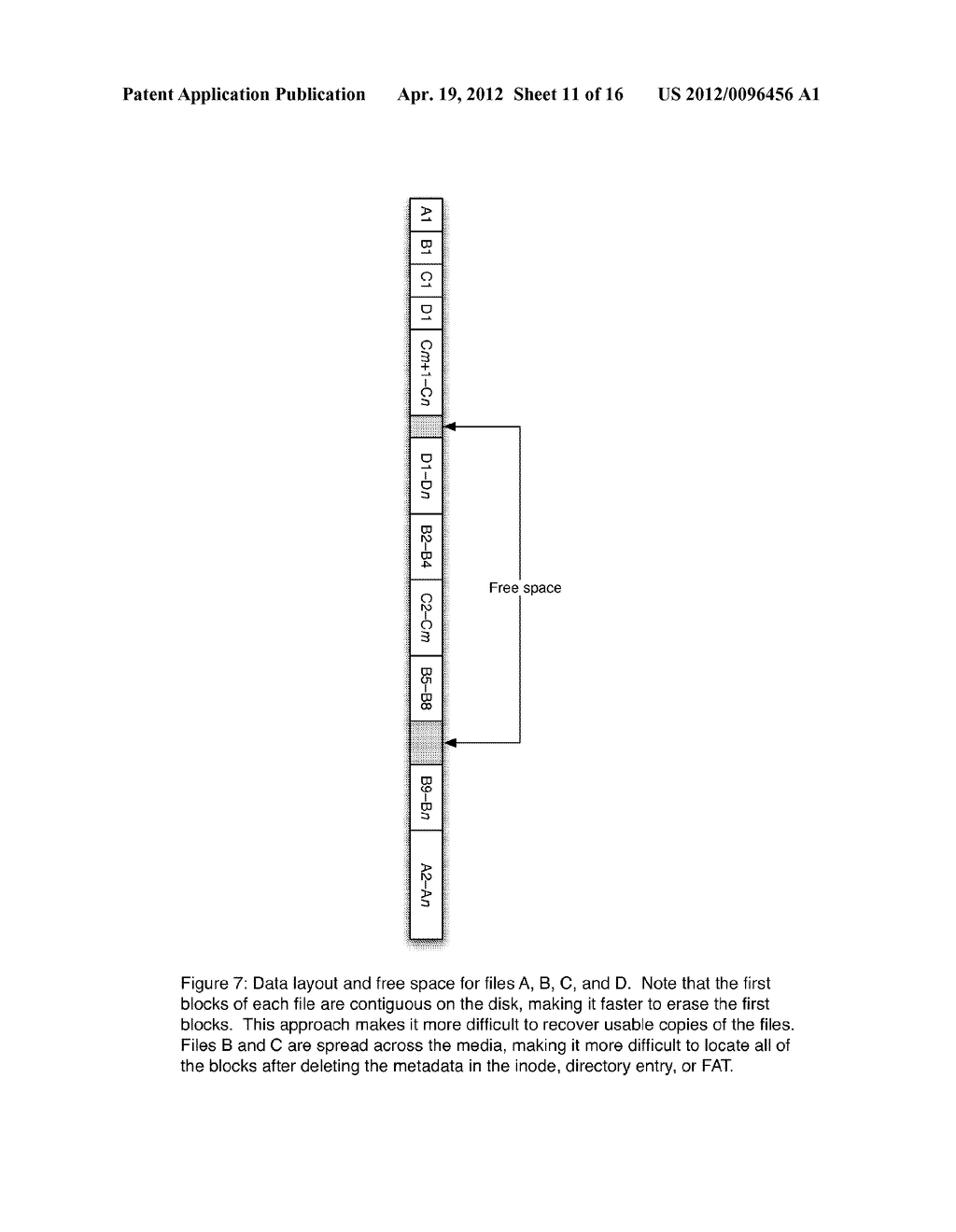 APPARATUS AND METHOD FOR SELECTIVE FILE ERASURE USING METADATA     MODIFICATIONS - diagram, schematic, and image 12