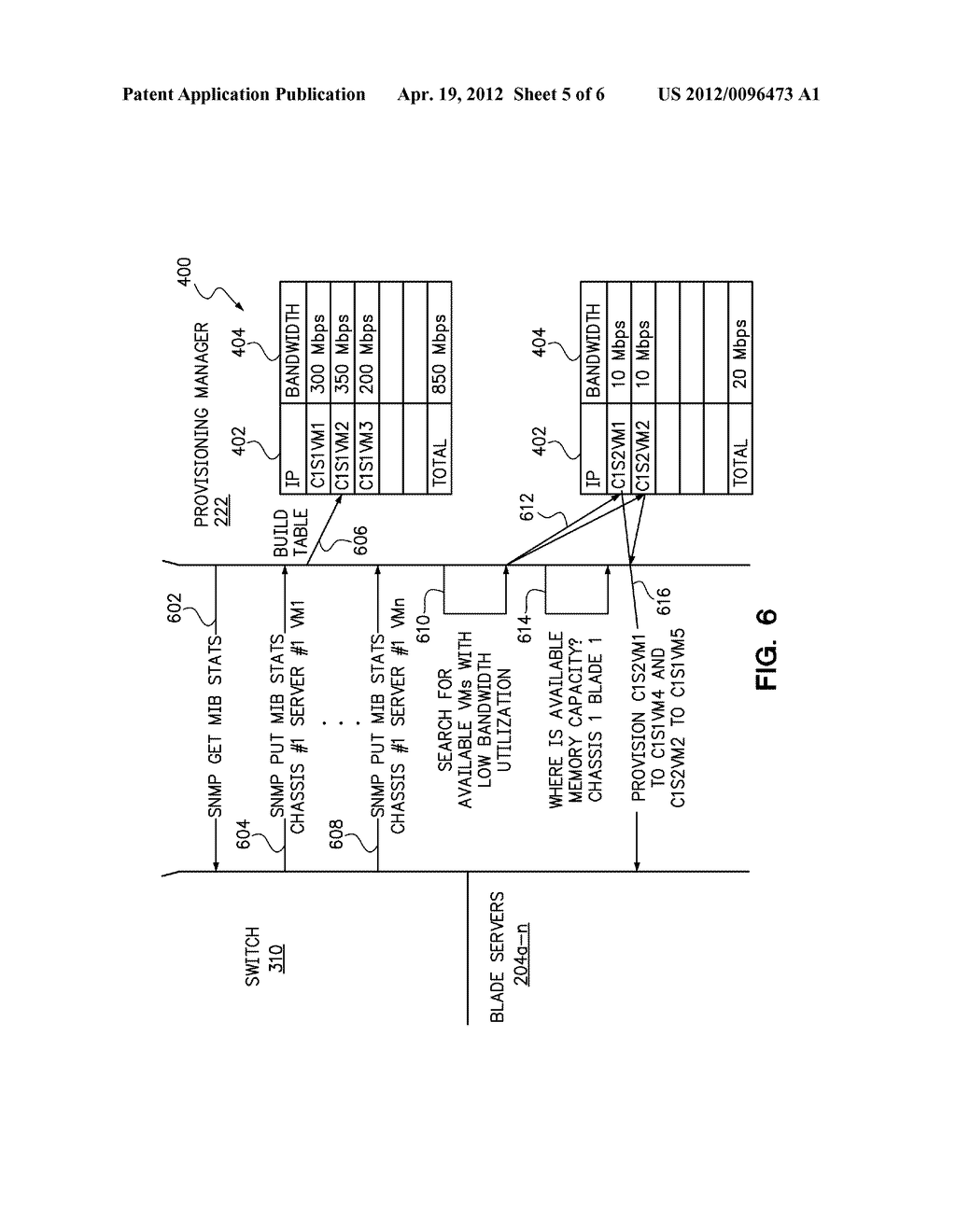 MEMORY MAXIMIZATION IN A HIGH INPUT/OUTPUT VIRTUAL MACHINE ENVIRONMENT - diagram, schematic, and image 06