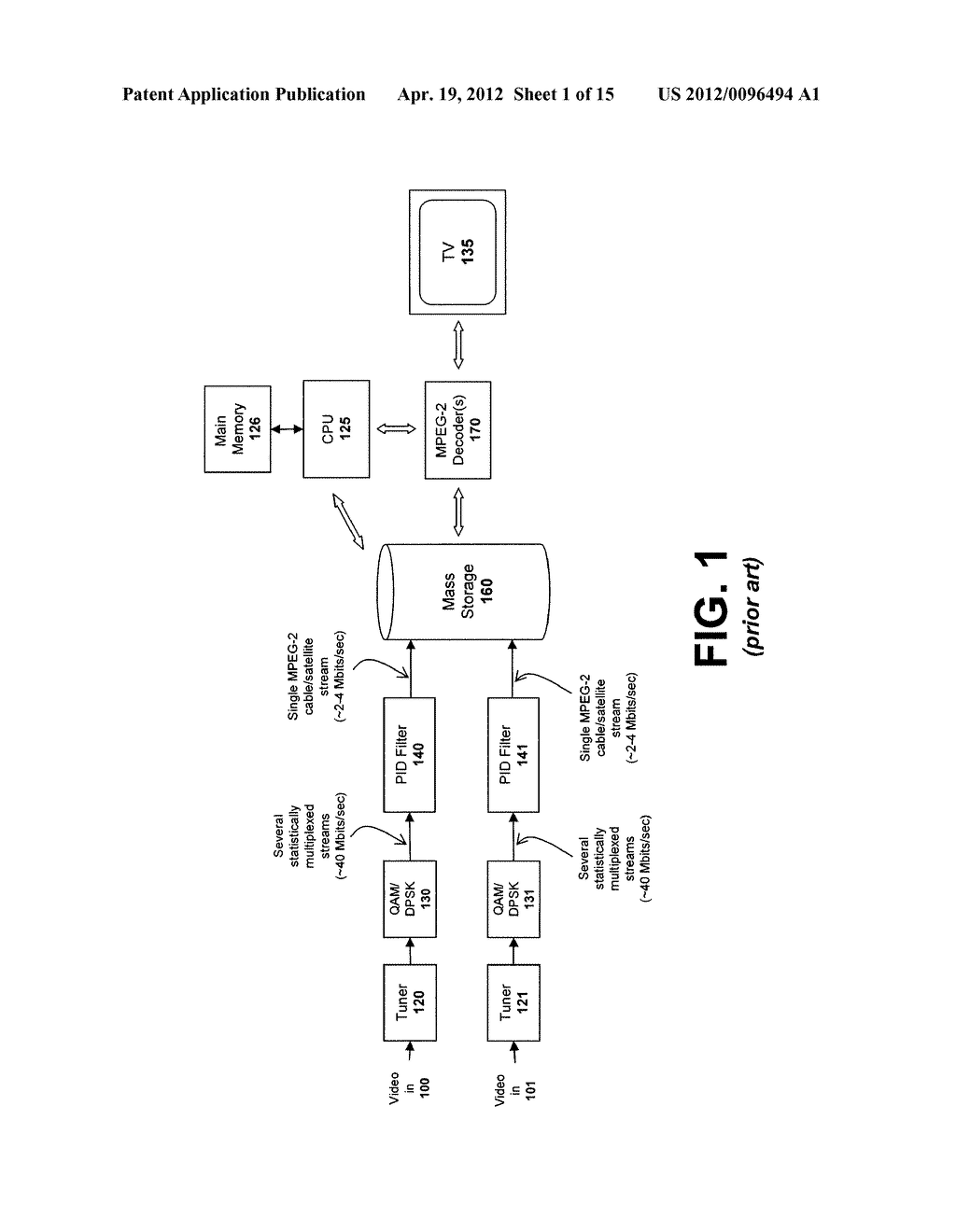 System and Method for Processing Multiple Broadcast Multimedia Streams - diagram, schematic, and image 02