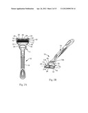 SHAVING RAZOR PROVIDING ENHANCED CONTROL DURING SHAVING diagram and image