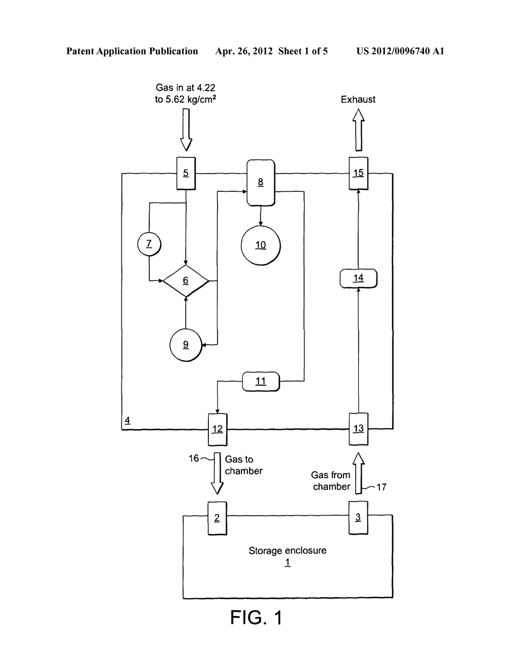 APPARATUS FOR PURGING CONTAINERS FOR STORING SENSITIVE MATERIALS - diagram, schematic, and image 02