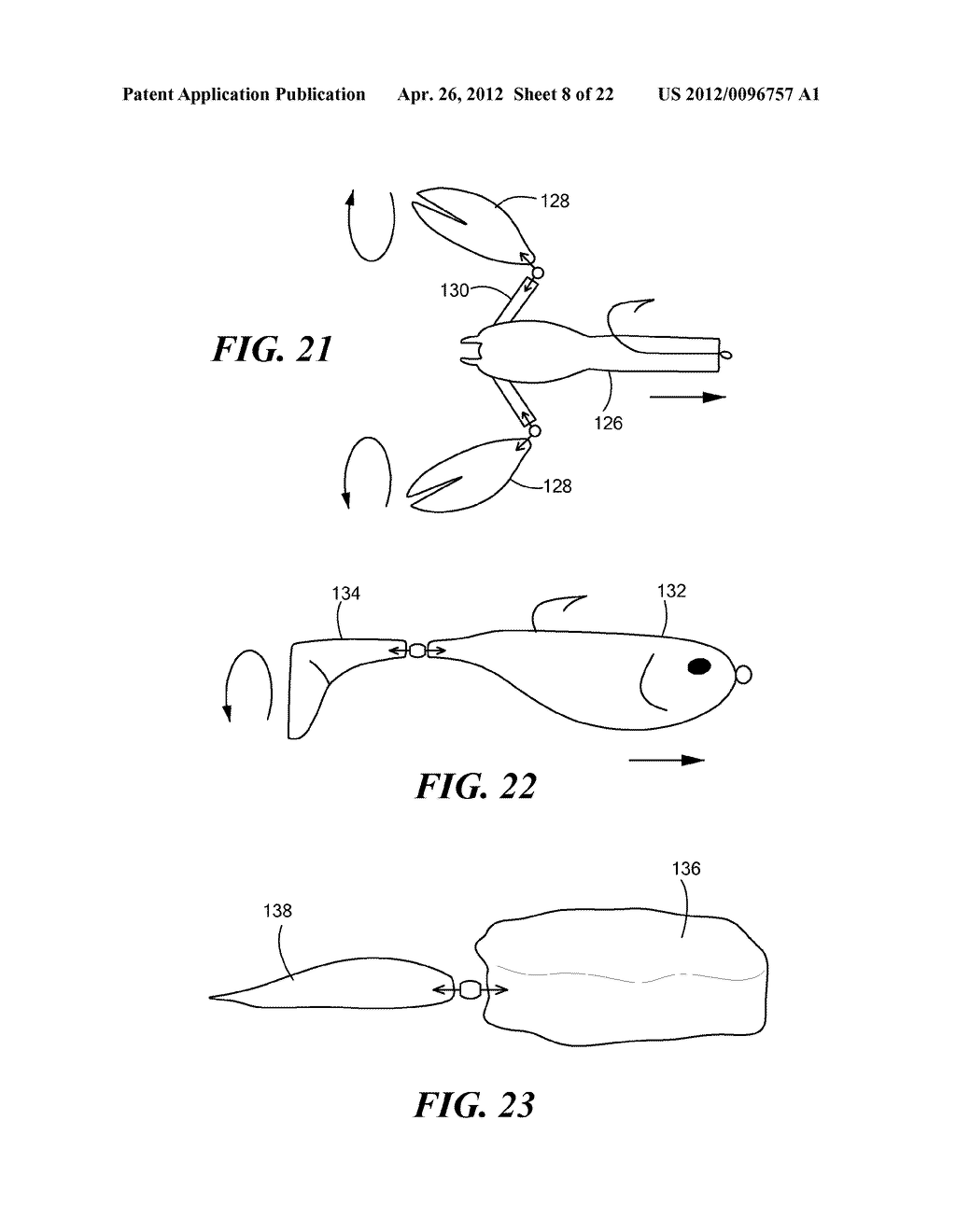 Swivel Mechanisms for Fishing Lures and Pliable Spinning Appendages and     Fishing Lure Assemblies Incorporating Such Swivel Mechanisms - diagram, schematic, and image 09