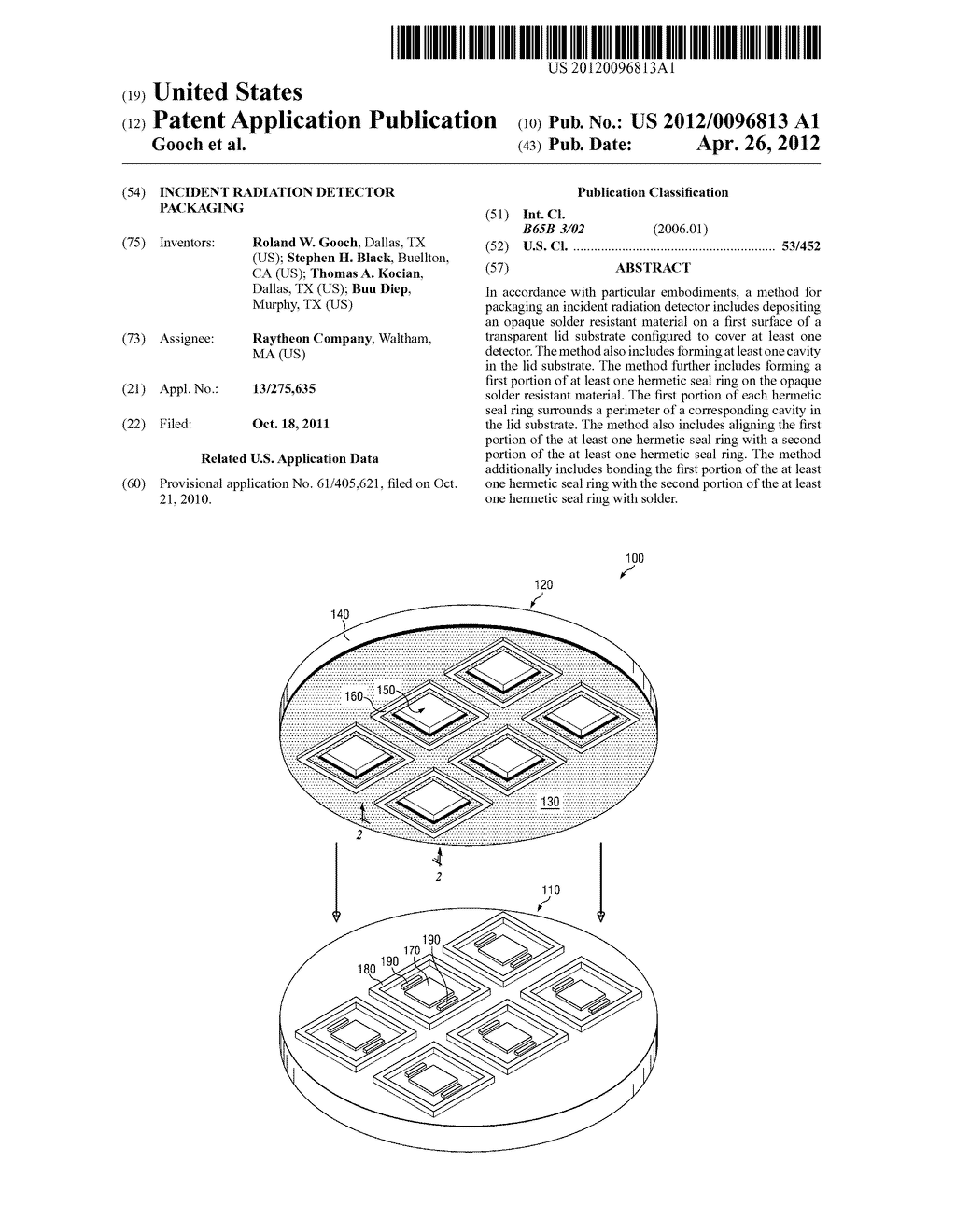 Incident Radiation Detector Packaging - diagram, schematic, and image 01