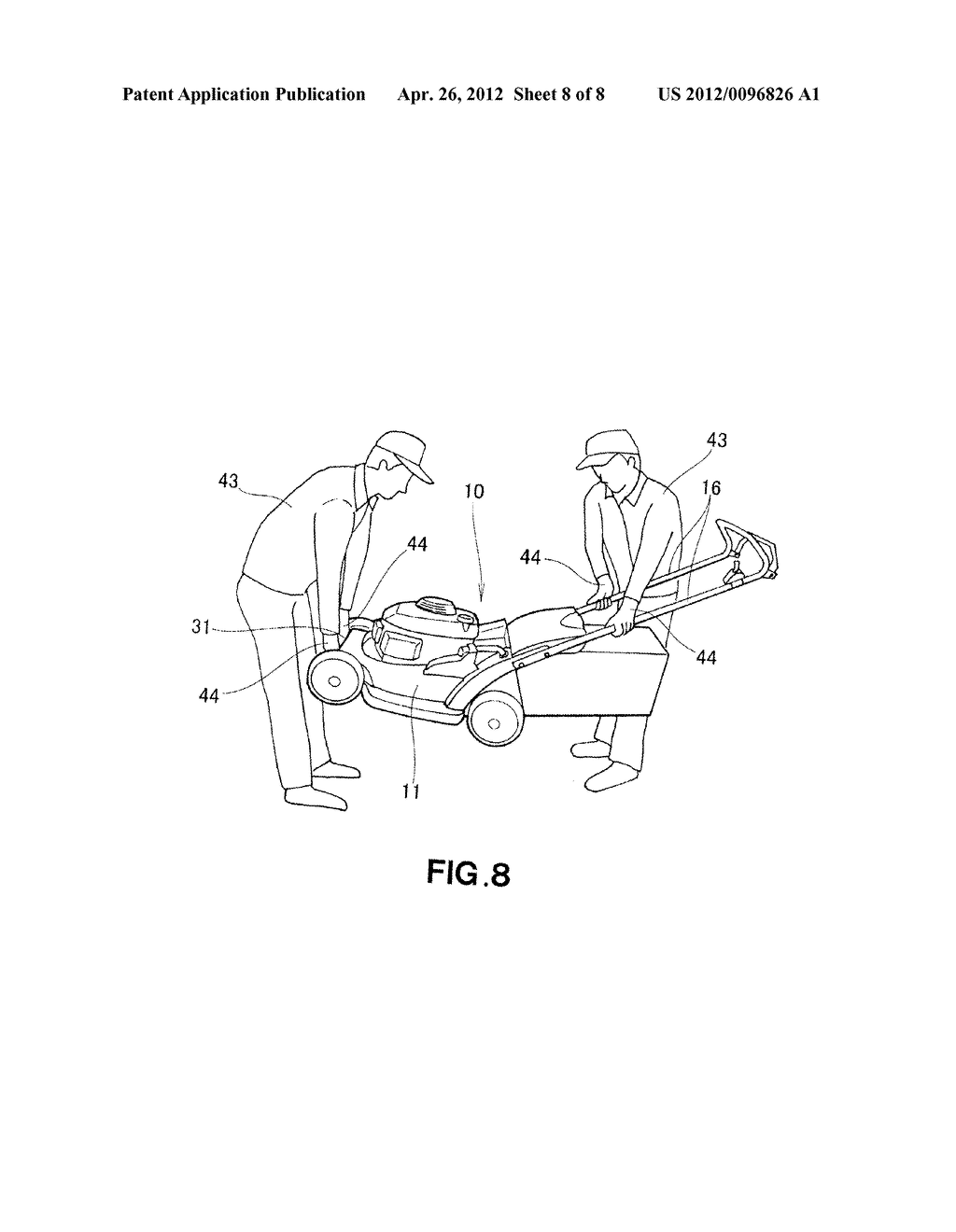 WALK-BEHIND LAWN  MOWER - diagram, schematic, and image 09