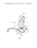 Master Cylinder Lever for a Bicycle Hydraulic Disc Brake diagram and image