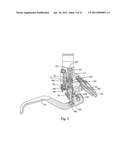 Master Cylinder Lever for a Bicycle Hydraulic Disc Brake diagram and image