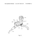 Master Cylinder Lever for a Bicycle Hydraulic Disc Brake diagram and image