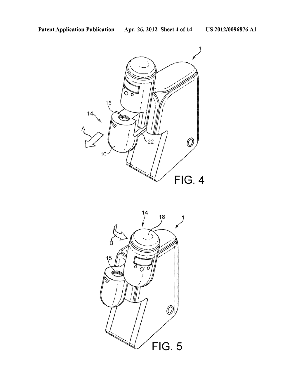 CONTAINER HAVING INGREDIENTS FOR PREPARING A FROZEN CONFECTION, CONTAINER     HOLDER AND DEVICE FOR PREPARING A FROZEN CONFECTION - diagram, schematic, and image 05