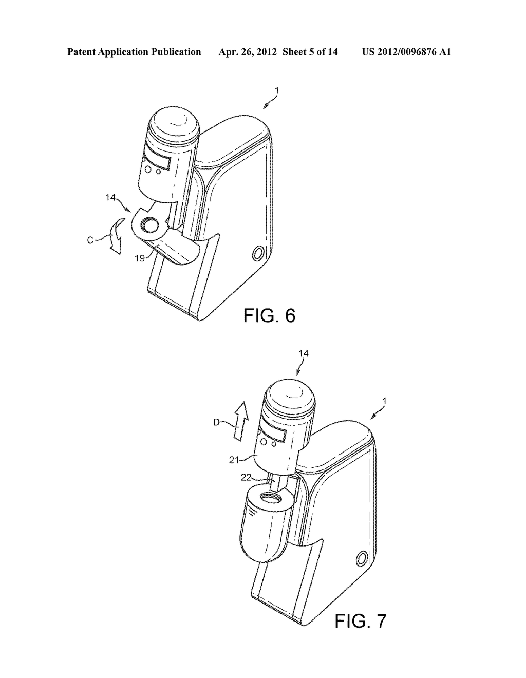 CONTAINER HAVING INGREDIENTS FOR PREPARING A FROZEN CONFECTION, CONTAINER     HOLDER AND DEVICE FOR PREPARING A FROZEN CONFECTION - diagram, schematic, and image 06