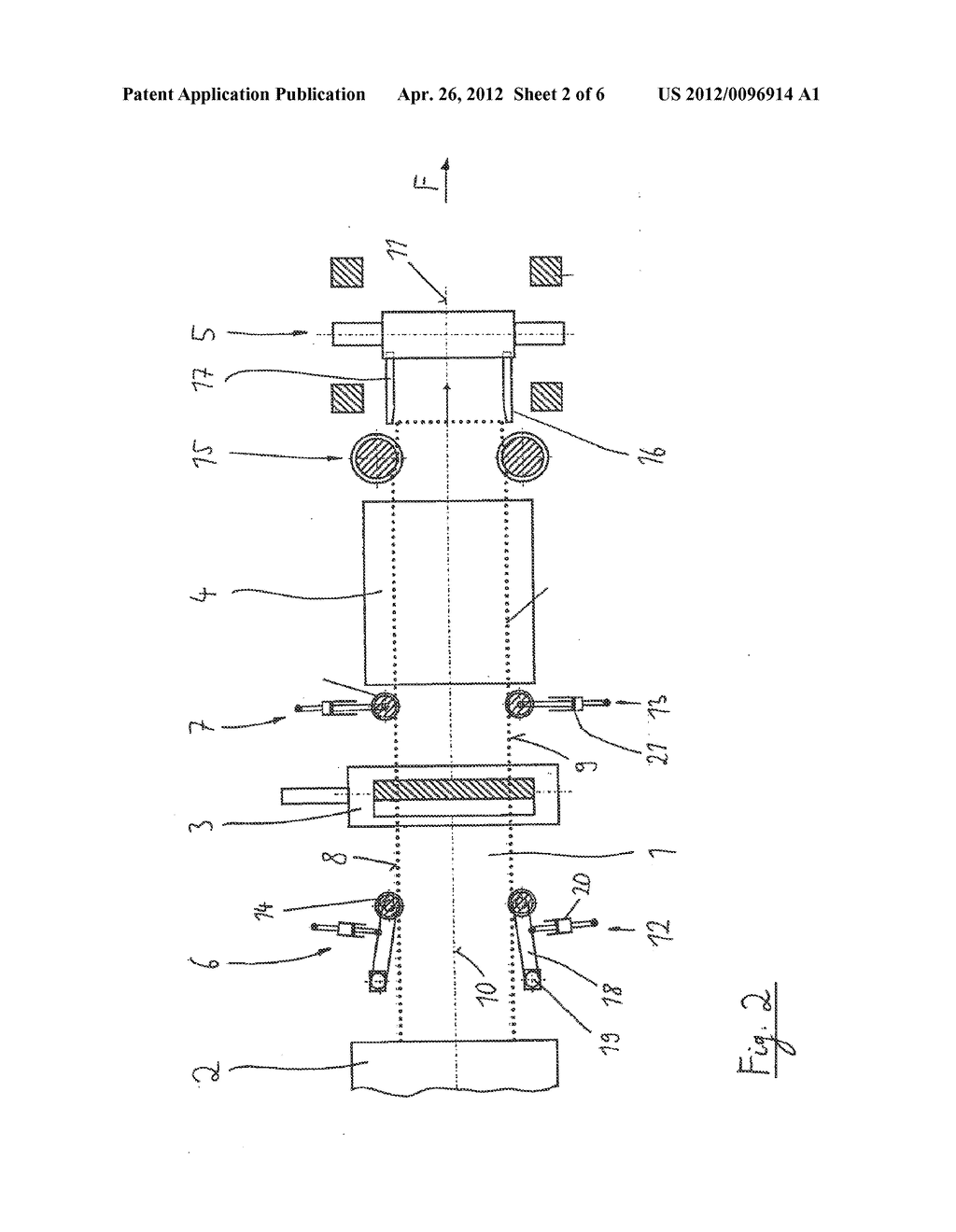 METHOD AND DEVICE FOR PROCESSING A SLAB - diagram, schematic, and image 03