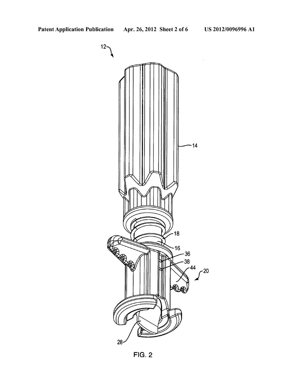 Fastener turning tool with a surface protective collar - diagram, schematic, and image 03