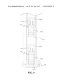 Retractable Post with Alarm Device diagram and image