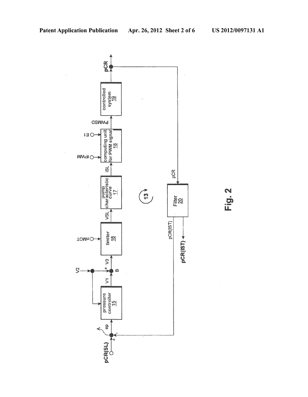 METHOD FOR THE CLOSED-LOOP CONTROL OF THE RAIL PRESSURE IN A COMMON-RAIL     INJECTION SYSTEM OF AN INTERNAL COMBUSTION ENGINE - diagram, schematic, and image 03