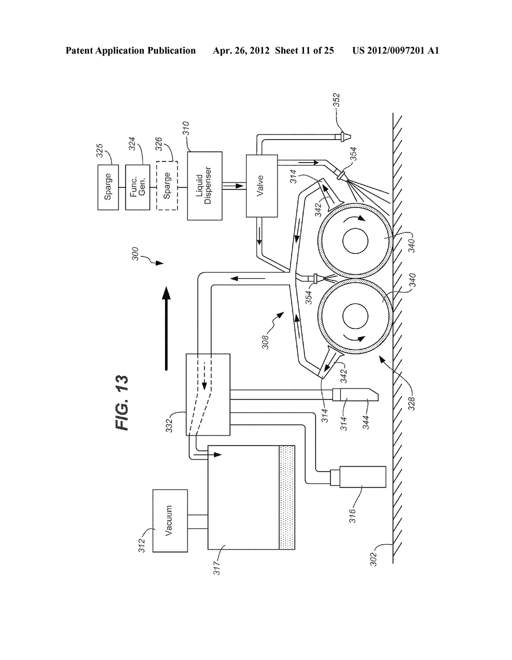 Method and Apparatus for Cleaning Surfaces with High Pressure Electrolyzed     Fluid - diagram, schematic, and image 12