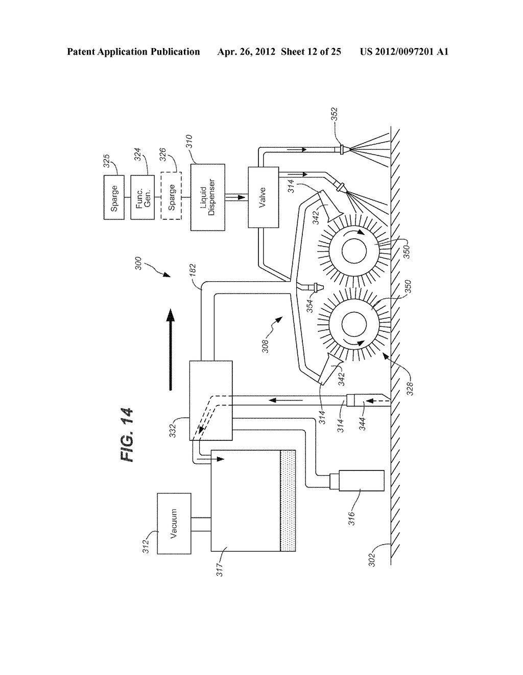 Method and Apparatus for Cleaning Surfaces with High Pressure Electrolyzed     Fluid - diagram, schematic, and image 13