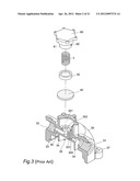 Vibration reducing device for pump cover body of water shut-off diaphragm     pump diagram and image