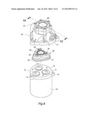 Vibration reducing device for pump cover body of water shut-off diaphragm     pump diagram and image