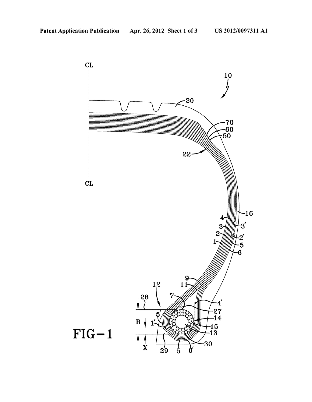 REDUCED WEIGHT AIRCRAFT TIRE - diagram, schematic, and image 02