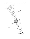 CLOSURE DEVICE FOR CONTROLLING EVAPORATIVE EMISSIONS FROM A FUEL TANK diagram and image