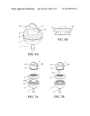 DRIP IRRIGATION EMITTERS WITH MANUALLY ADJUSTABLE WATER DIRECTING     STRUCTURE diagram and image