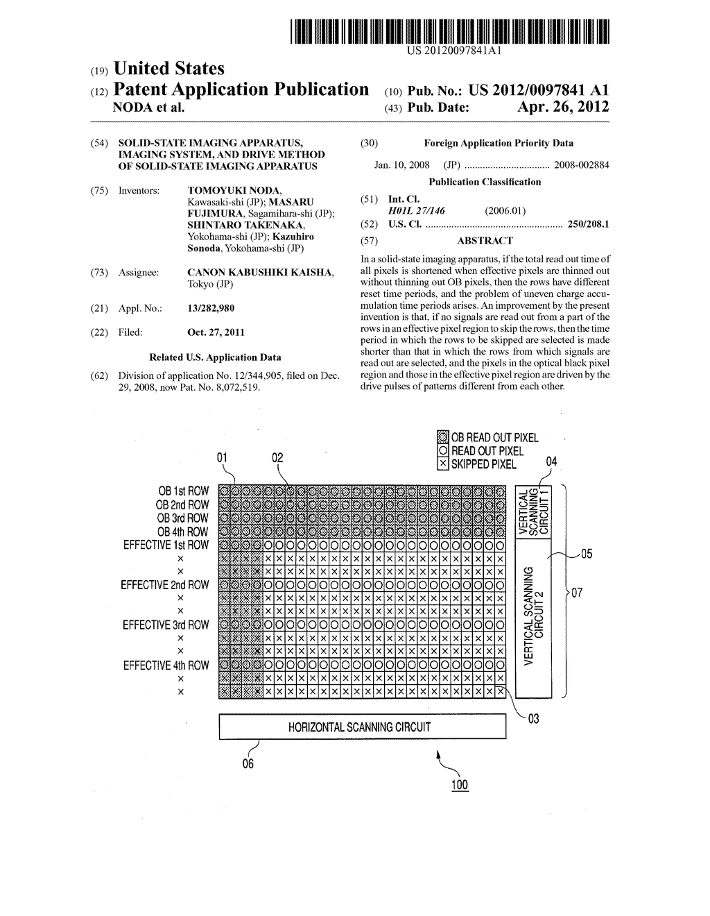 SOLID-STATE IMAGING APPARATUS, IMAGING SYSTEM, AND DRIVE METHOD OF     SOLID-STATE IMAGING APPARATUS - diagram, schematic, and image 01