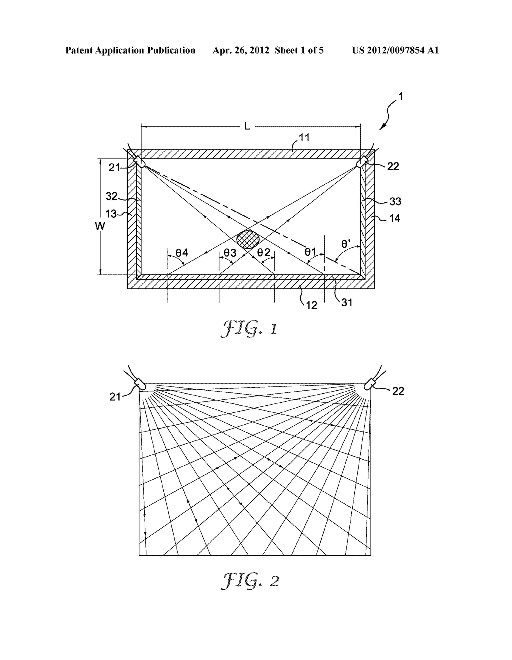 INFRARED RETROREFLECTING DEVICE USED FOR A HIGH-ASPECT-RATIO OPTICAL TOUCH     PANEL, THE METHOD OF MANUFACTURING THE SAME AND A HIGH-ASPECT-RATIO TOUCH     PANEL USING SUCH DEVICE - diagram, schematic, and image 02