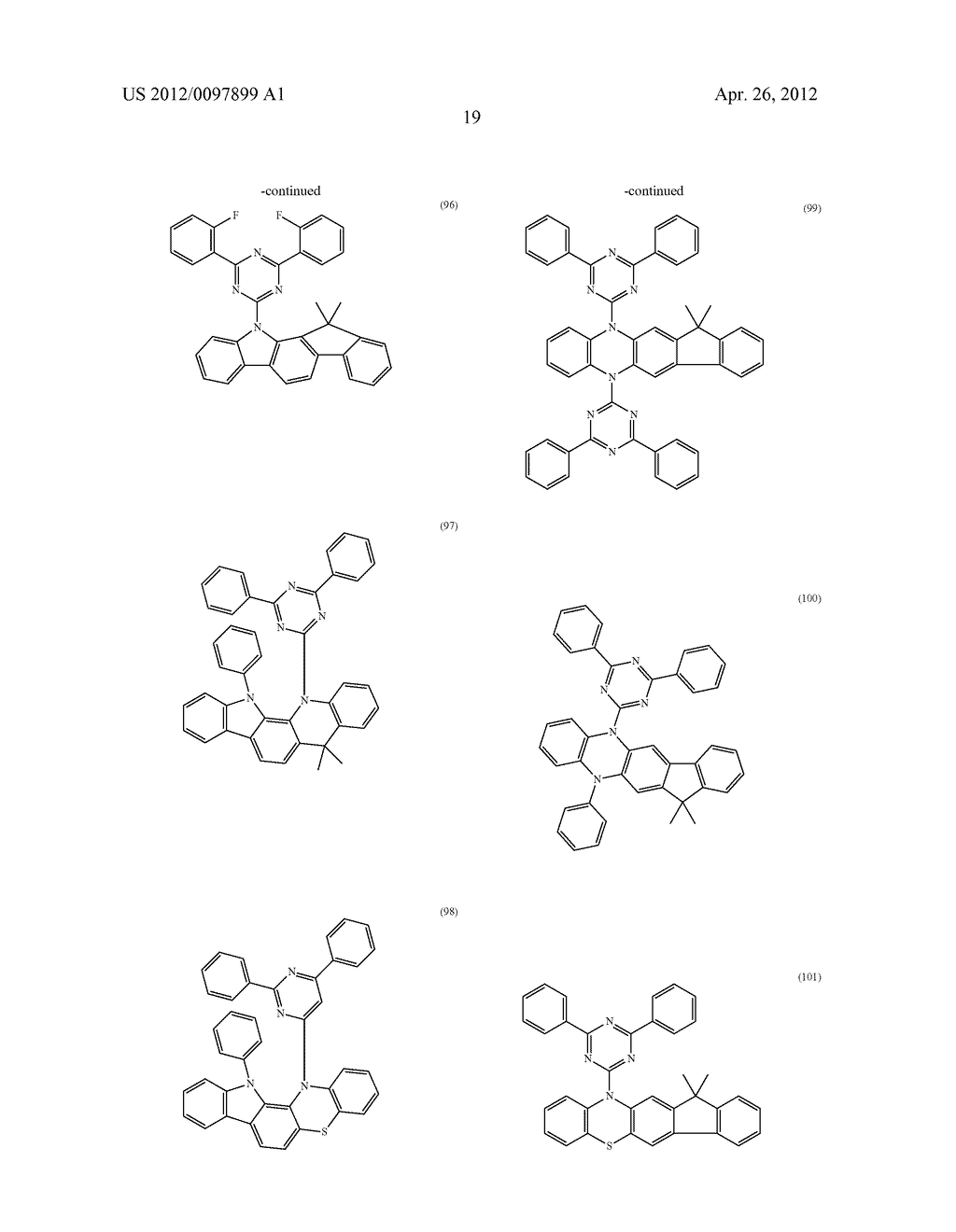 MATERIALS FOR ORGANIC ELECTROLUMINESCENT DEVICES - diagram, schematic, and image 20