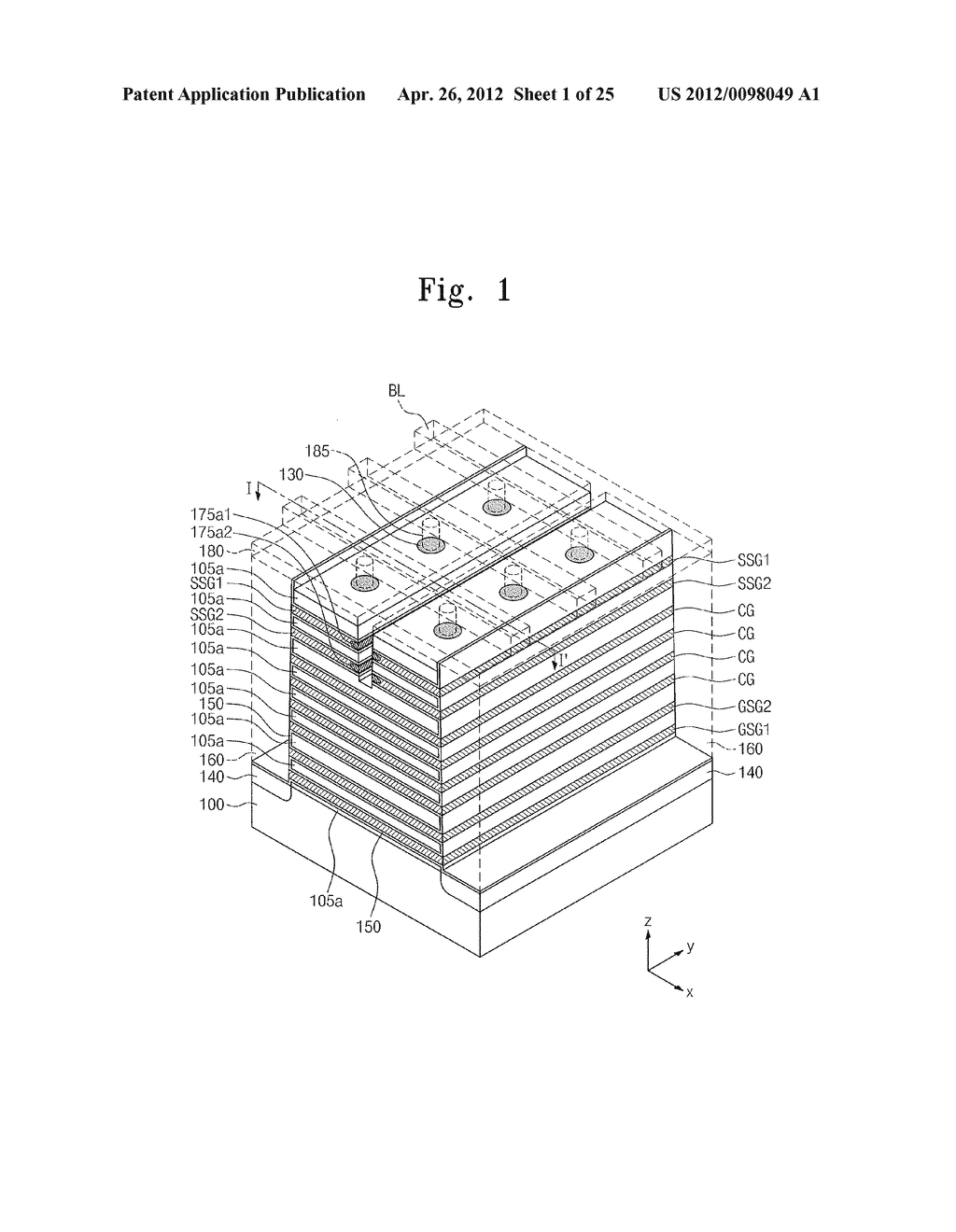THREE DIMENSIONAL SEMICONDUCTOR MEMORY DEVICES AND METHODS OF FABRICATING     THE SAME - diagram, schematic, and image 02