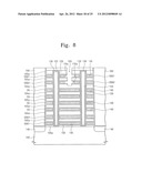 THREE DIMENSIONAL SEMICONDUCTOR MEMORY DEVICES AND METHODS OF FABRICATING     THE SAME diagram and image