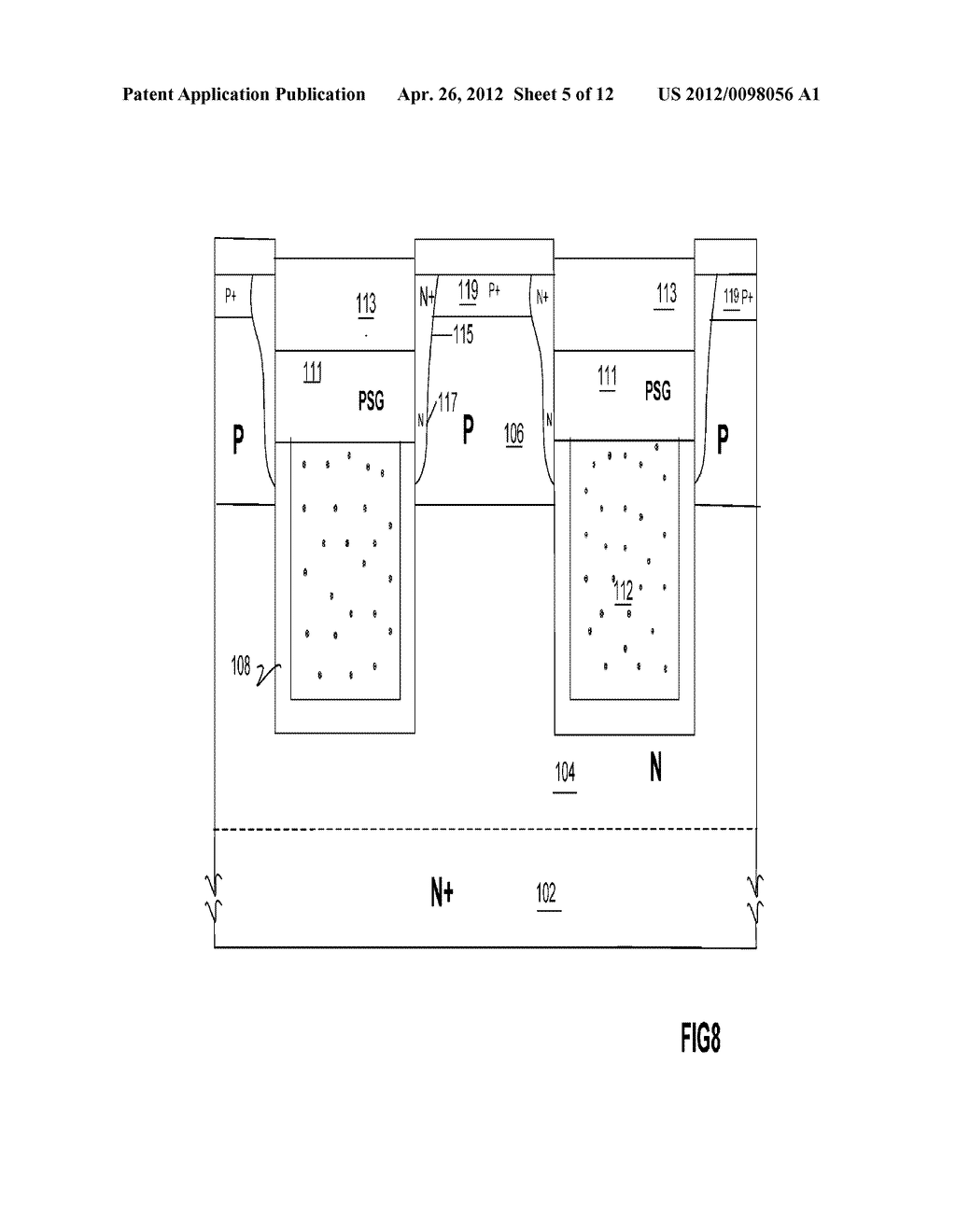 TRENCH DEVICE STRUCTURE AND FABRICATION - diagram, schematic, and image 06