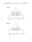 SEMICONDUCTOR DEVICE, MOUNTED SUBSTRATE TO BE USED IN SEMICONDUCTOR     DEVICE, AND MANUFACTURING METHOD OF MOUNTED SUBSTRATE diagram and image