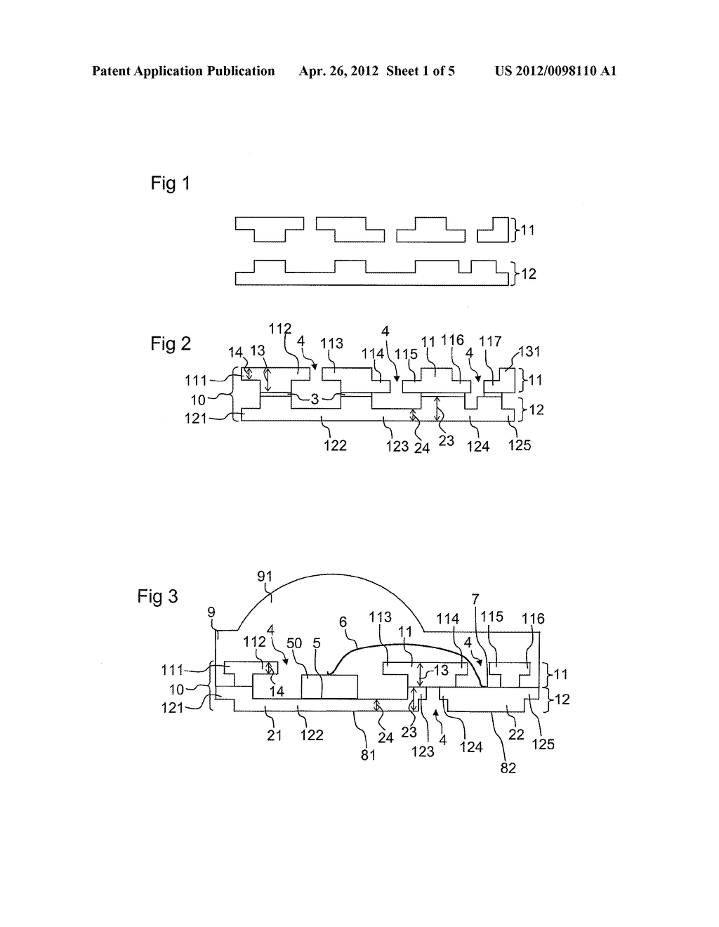 Supporting Body for a Semiconductor Component, Semiconductor Element and     Method for Production of a Supporting Body - diagram, schematic, and image 02
