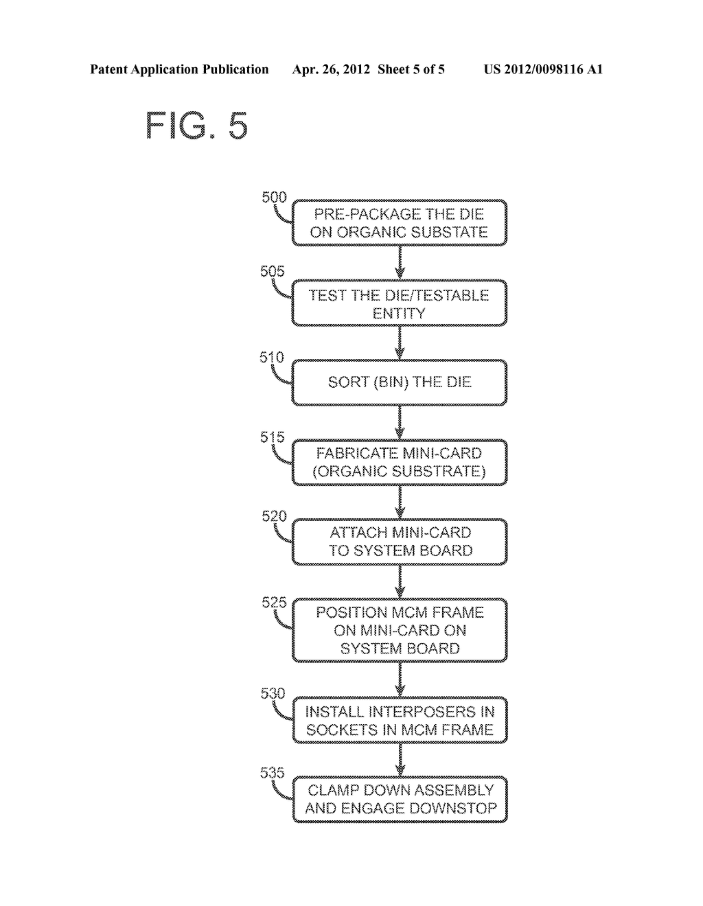 MULTI-CHIP MODULE SYSTEM WITH REMOVABLE SOCKETED MODULES - diagram, schematic, and image 06