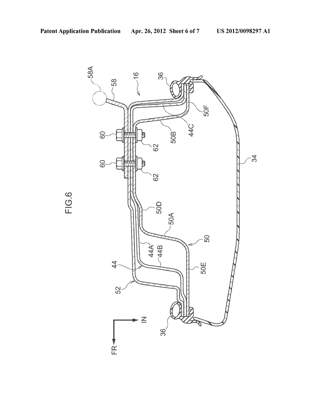 VEHICLE SIDE PORTION JOINING PORTION STRUCTURE - diagram, schematic, and image 07