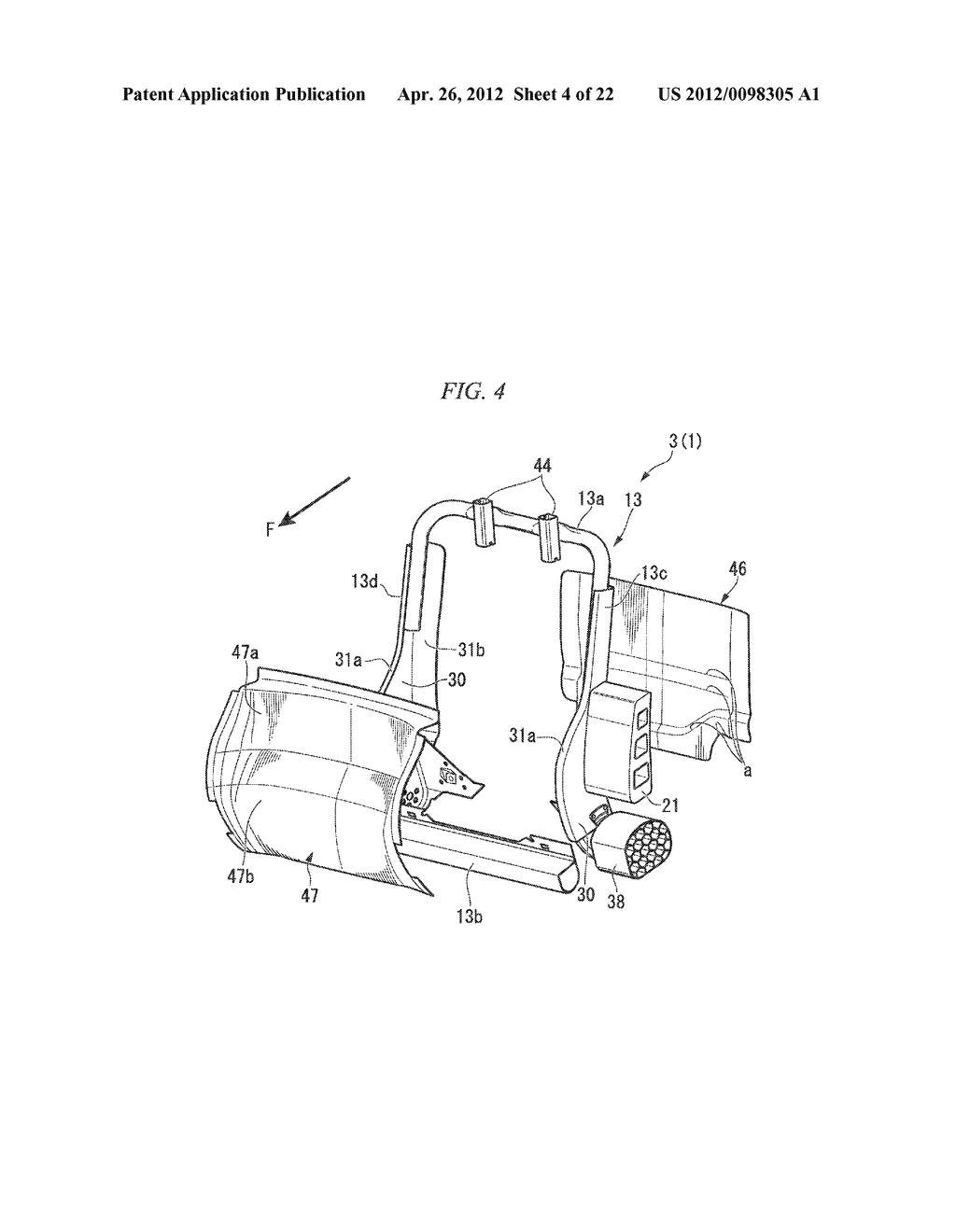 SEAT BACK FRAME FOR VEHICLE SEAT - diagram, schematic, and image 05