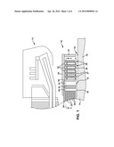 DYNAMOELECTRIC MACHINE COIL SPACERBLOCK HAVING FLOW DEFLECTING CHANNEL IN     COIL FACING SURFACE THEREOF diagram and image