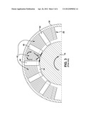 DYNAMOELECTRIC MACHINE COIL SPACERBLOCK HAVING FLOW DEFLECTING CHANNEL IN     COIL FACING SURFACE THEREOF diagram and image