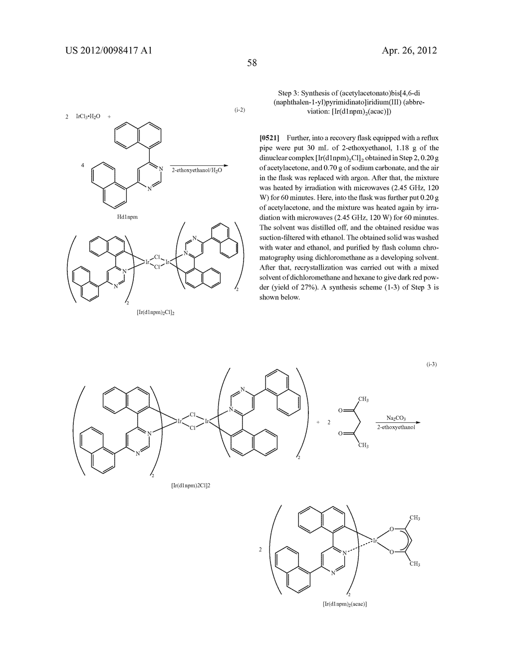 Organometallic Complex, Light-Emitting Element, Light-Emitting Device,     Electronic Device and Lighting Device - diagram, schematic, and image 150