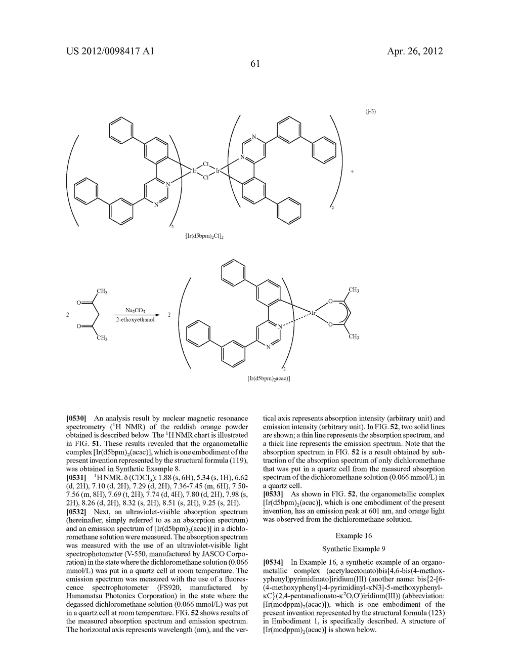 Organometallic Complex, Light-Emitting Element, Light-Emitting Device,     Electronic Device and Lighting Device - diagram, schematic, and image 153