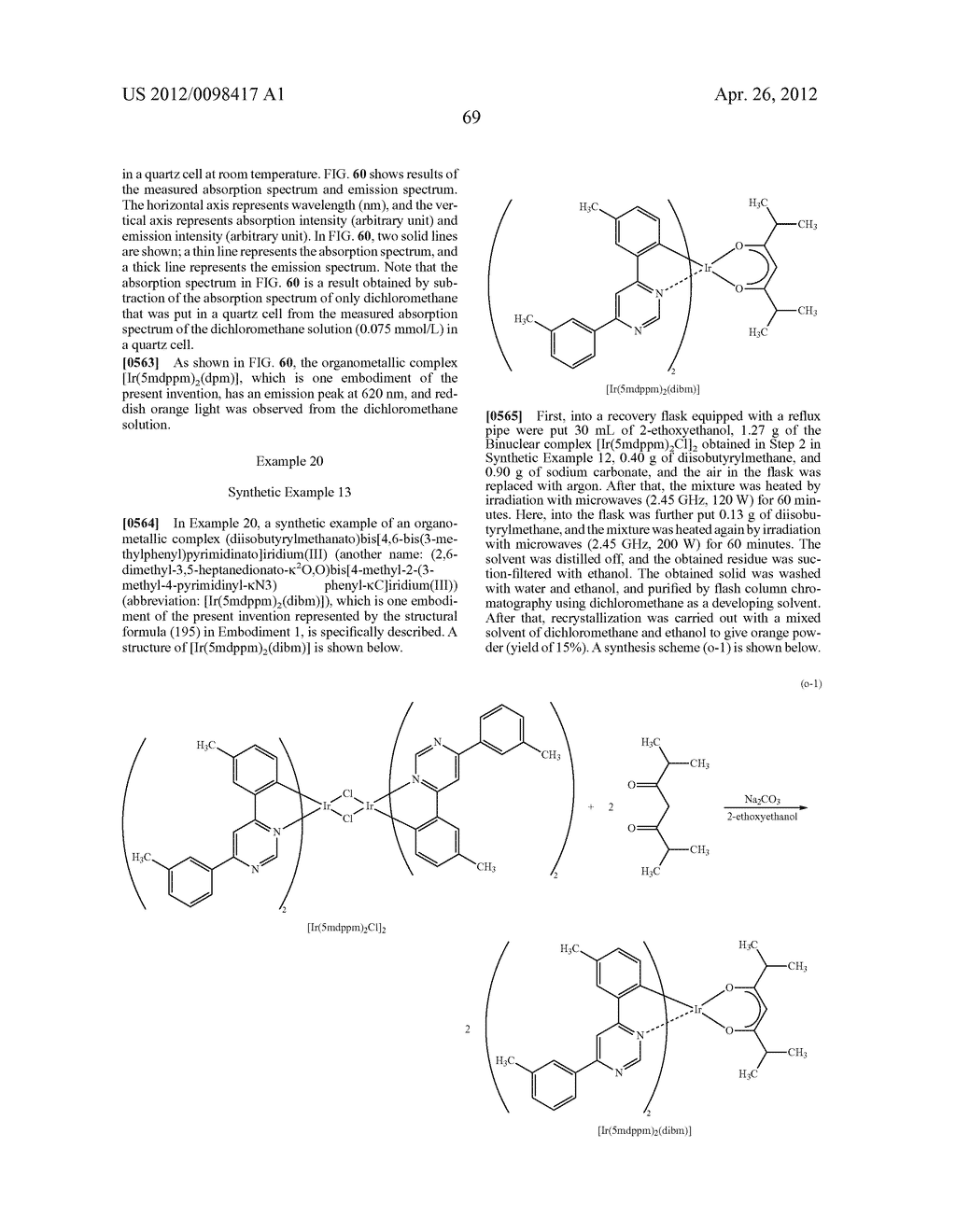 Organometallic Complex, Light-Emitting Element, Light-Emitting Device,     Electronic Device and Lighting Device - diagram, schematic, and image 161